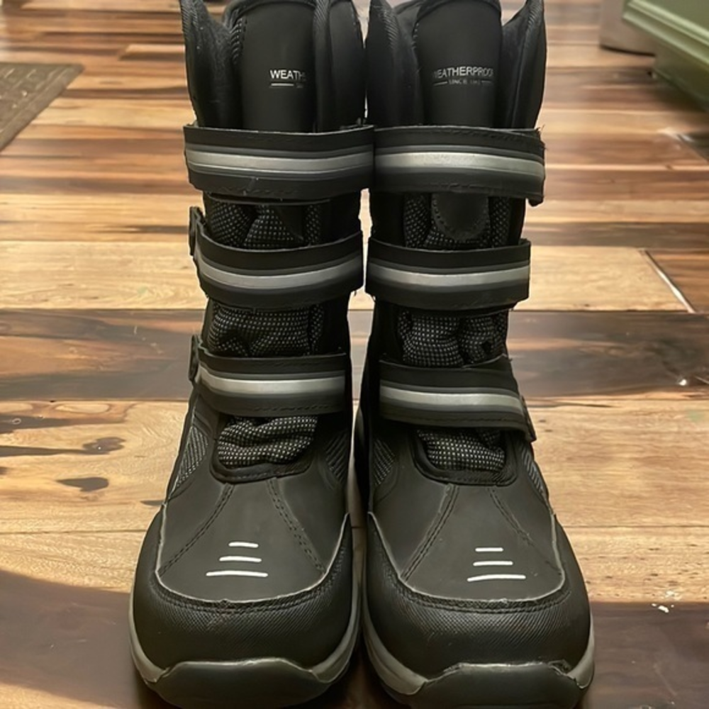 WeatherProof Winter‎ Snow boots Black Boys Size 5M